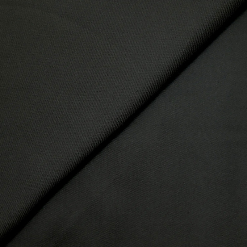 Heavy Viscose Twill NOIR Black